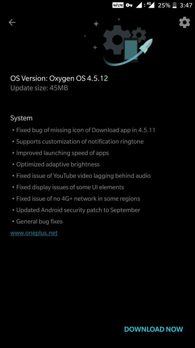 Download and Install OxygenOS 4.5.12 On OnePlus 5 (Full ROM + OTA)