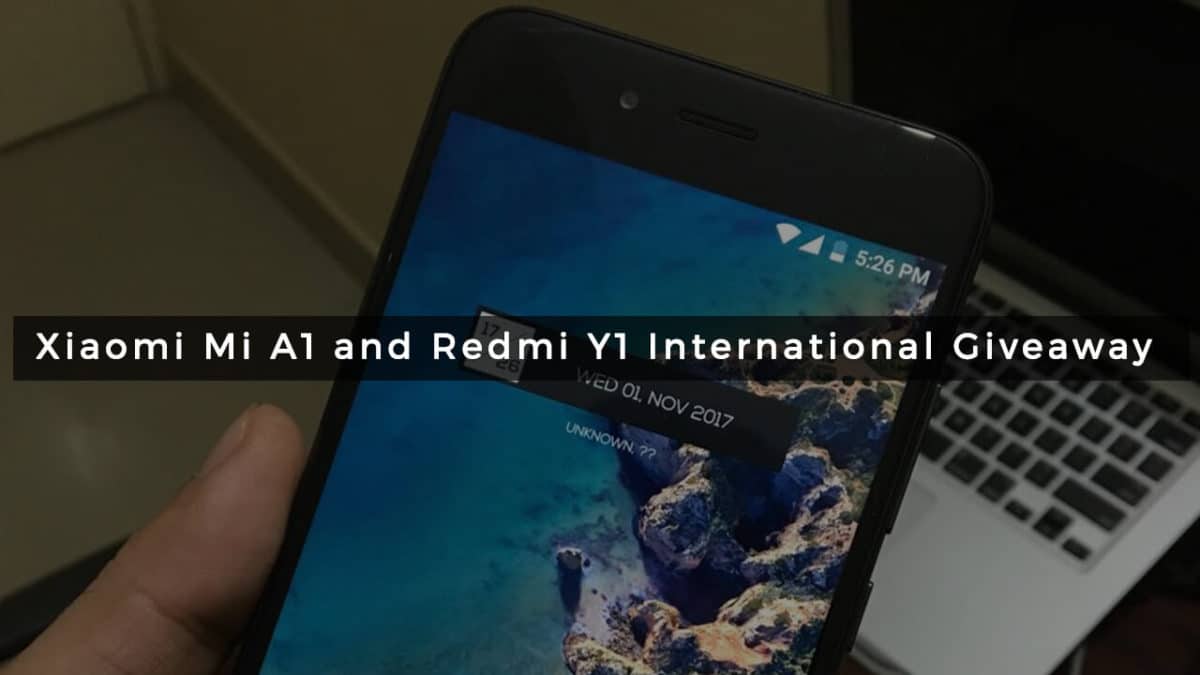 Main: Xiaomi Mi A1 and Redmi Y1 International Giveaway