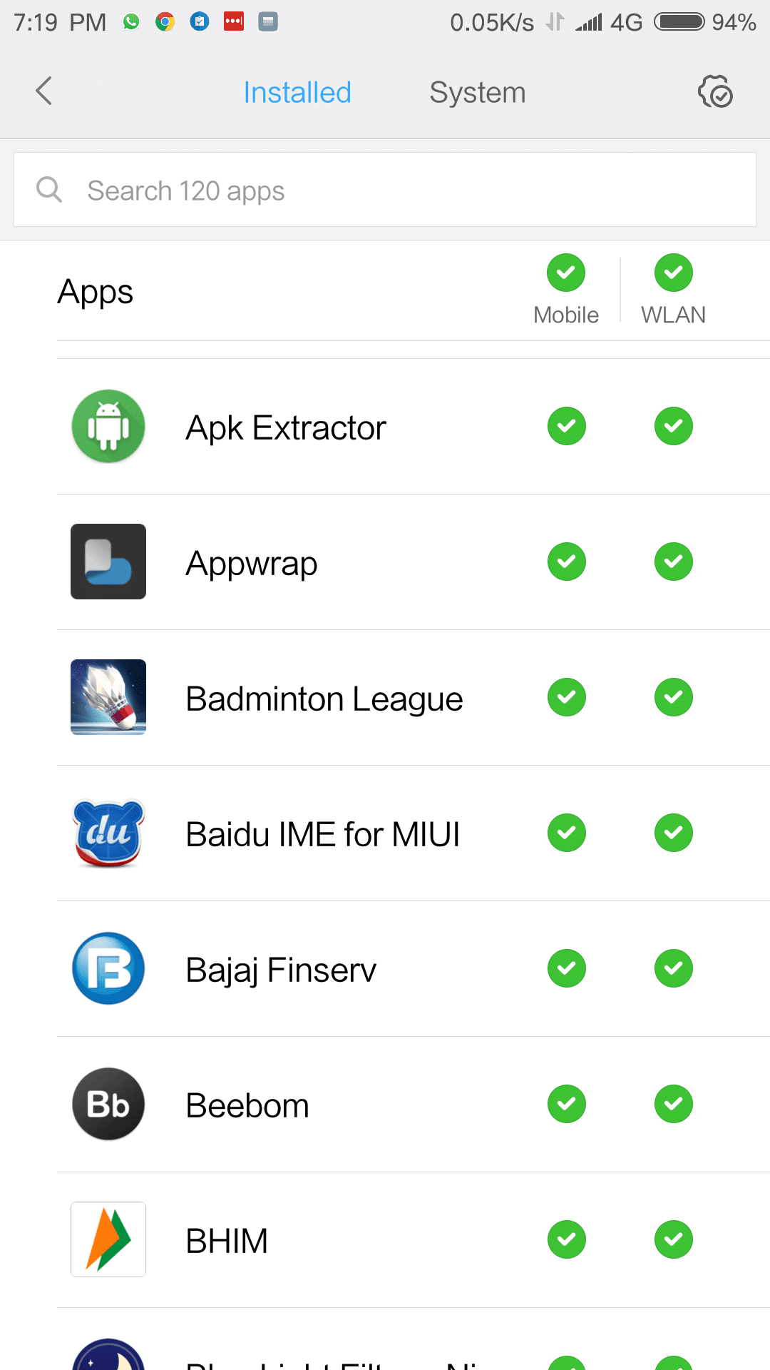 Guide To Block Internet Access To Specific Apps In MIUI 9
