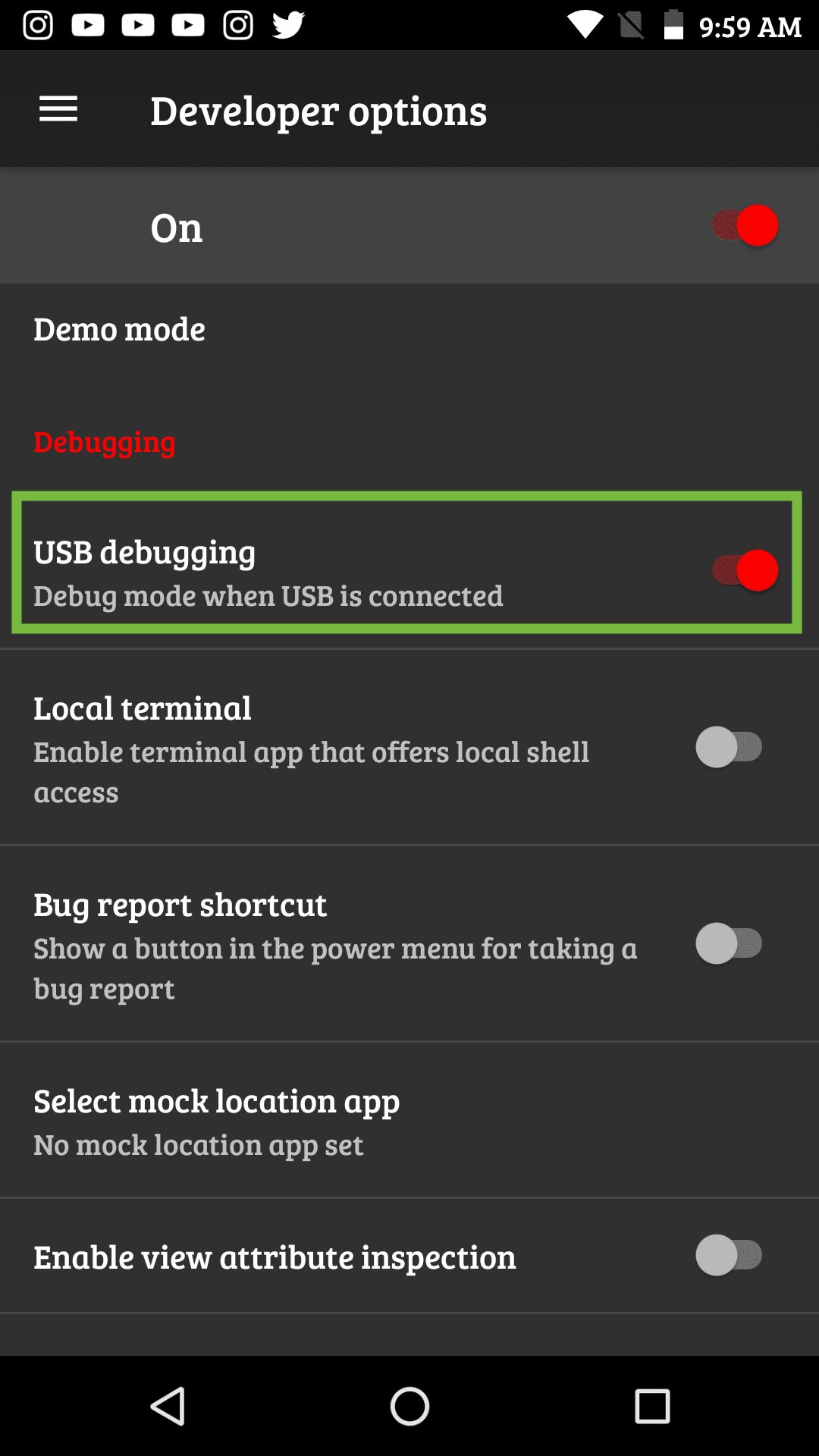 enable USB Debugging On Android Oreo