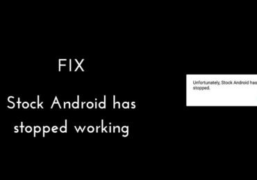 Stock Android has stopped working
