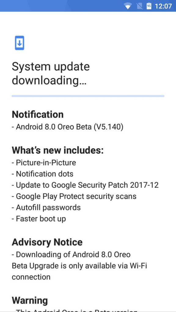 Android Oreo Beta OTA Update For Nokia 5