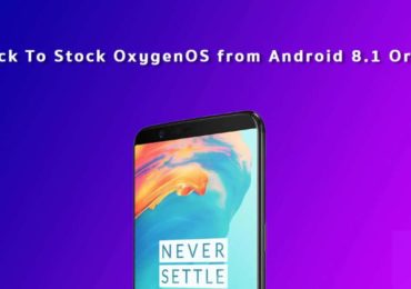 Revert OnePlus 5T to Stock OxygenOS from Android 8.1 Oreo