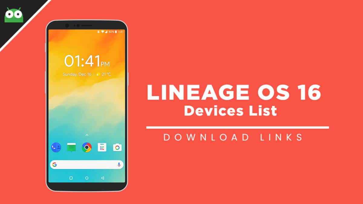 [Download] List Of Android Devices Getting Lineage OS 16 (Android 9.0 Pie)