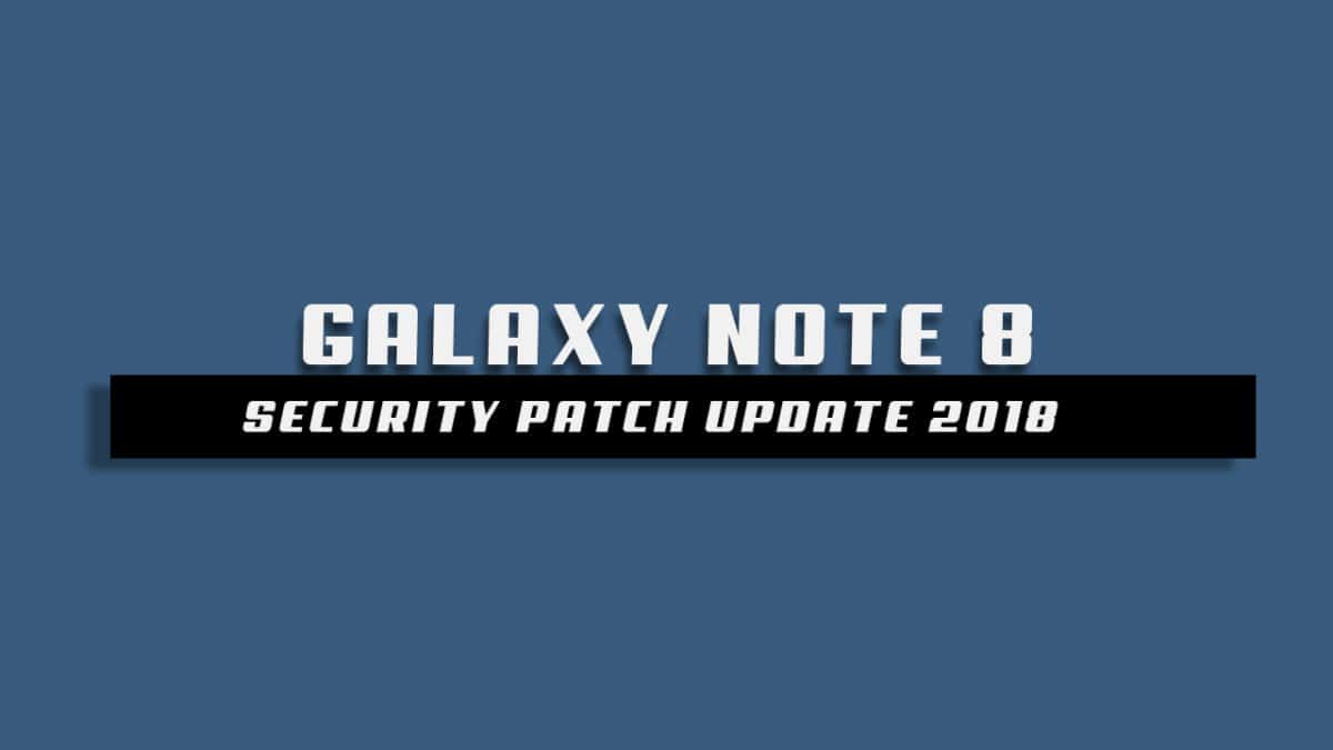 Download Galaxy Note 8 N950FXXU3CRD4 April 2018 Security Update