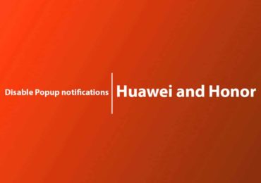 Disable Popup notifications on Huawei Mate 20