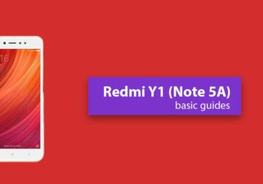 clear/wipe cache partition on Xiaomi Redmi Y1 (Redmi Note 5A/Prime)