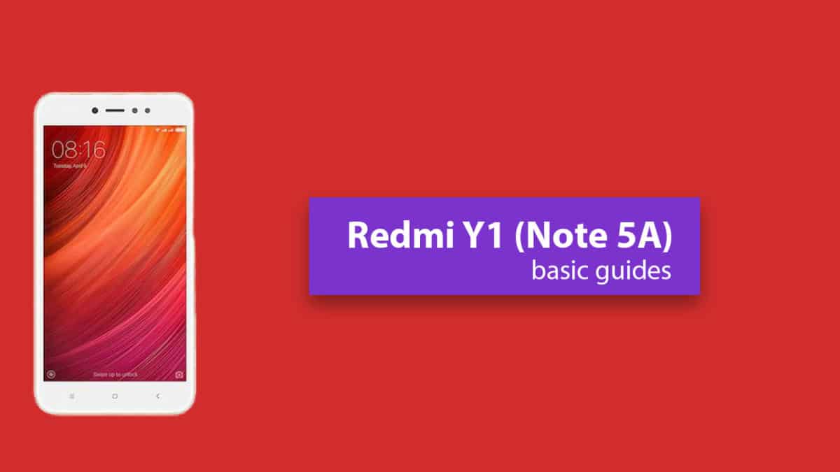 clear/wipe cache partition on Xiaomi Redmi Y1 (Redmi Note 5A/Prime)