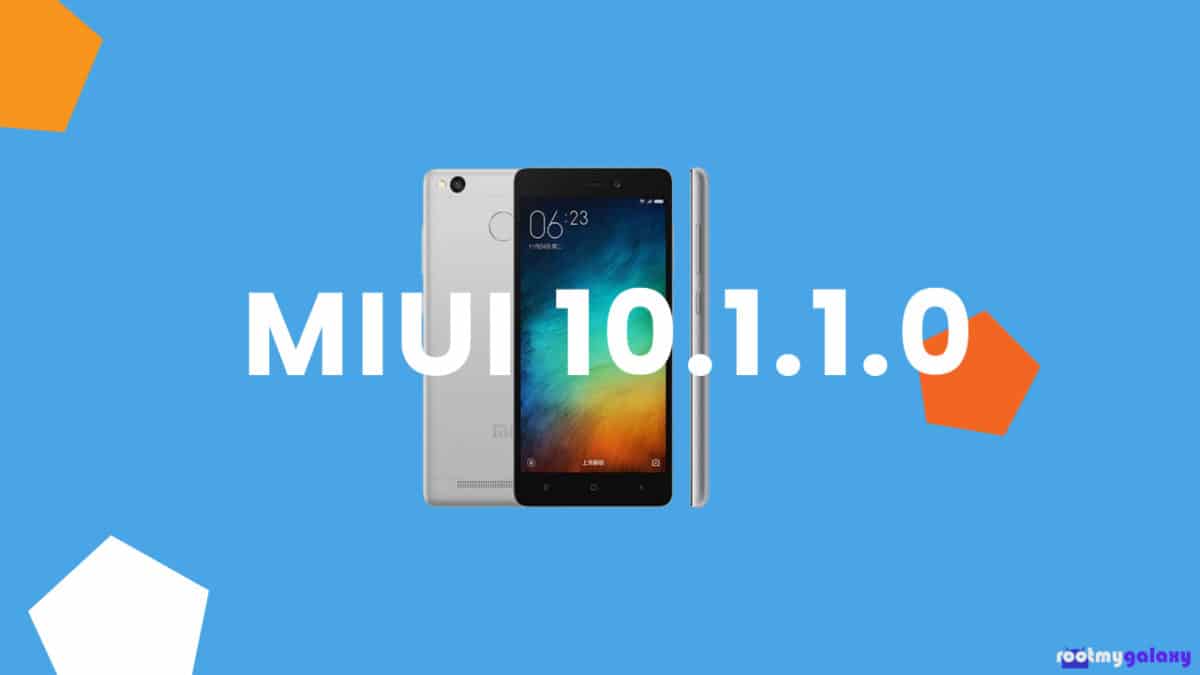 Download MIUI 10.1.1.0 Global Stable ROM for Redmi 3S
