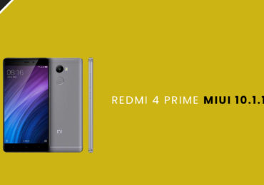Download and Install Redmi 4 Prime MIUI 10.1.1.0 Global Stable ROM