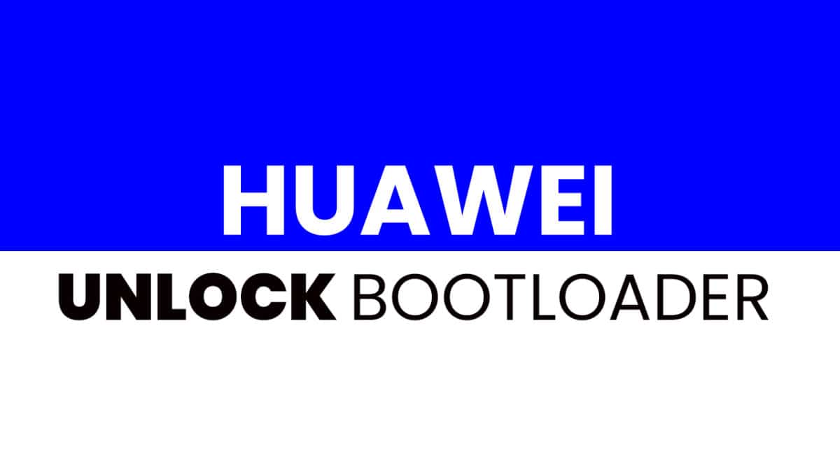 Huawei Bootloader Unlock