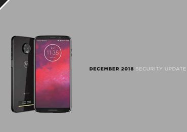 Moto Z3 ODXS28.66-18-6 December 2018 Security Patch OTA Update