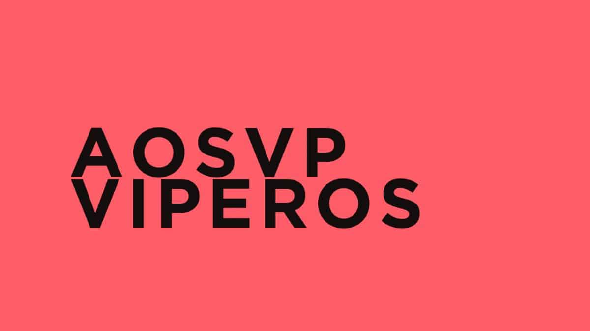 Download and Install AOSVP ViperOS On Redmi Note 6 Pro (Android 9.0 Pie)
