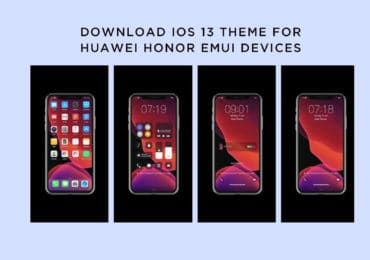 Download iOS 13 Theme For EMUI devices