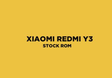 Redmi Y3 Stock Firmware