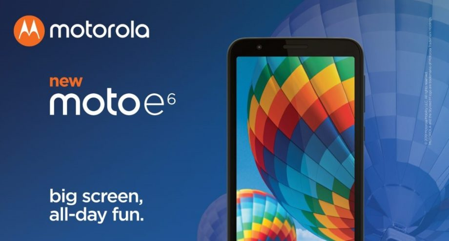 Moto E6 launched with Snapdragon 435 SoC, 3000mAh battery, and more