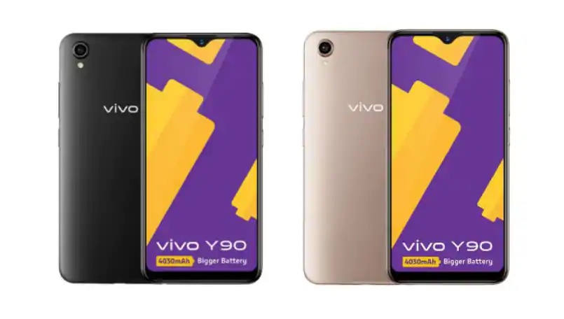 Vivo Y90 launched in India with Helio A22, 4,030 mAh battery, and more