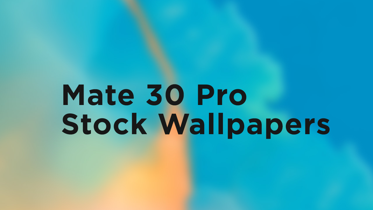 Mate 30 Pro Stock Wallpapers