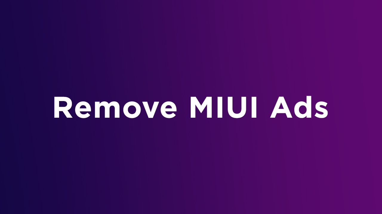 remove MIUI ads