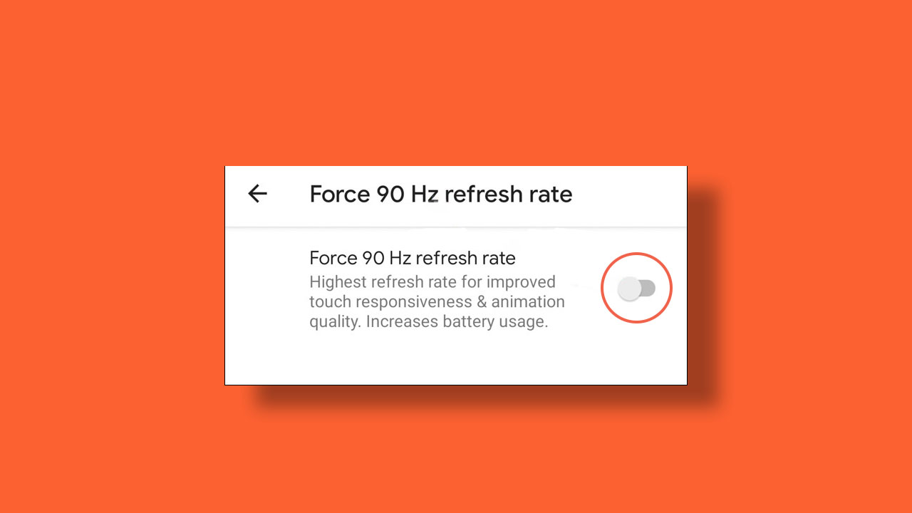 Force Enable 90Hz refresh rate on Google Pixel 4 and Pixel 4 XL