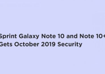 Sprint Galaxy Note 10 and Note 10+ Get October 2019 Security