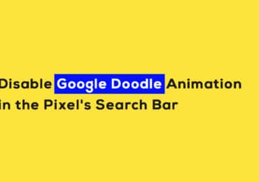 Disable Google Doodle Animation in the Pixel's Search Bar