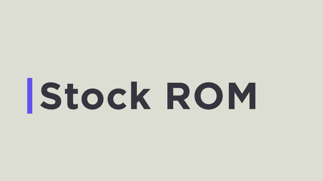 Install Stock ROM on We R2 (Firmware File)