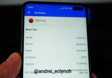 New Hands-On shows Poco X2 will have Snapdragon 730 Chipset