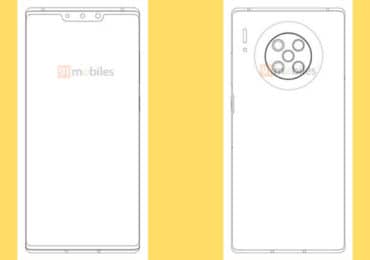Huawei Mate 40 Pro Design Patent Surfaced Online May Have Penta Cameras