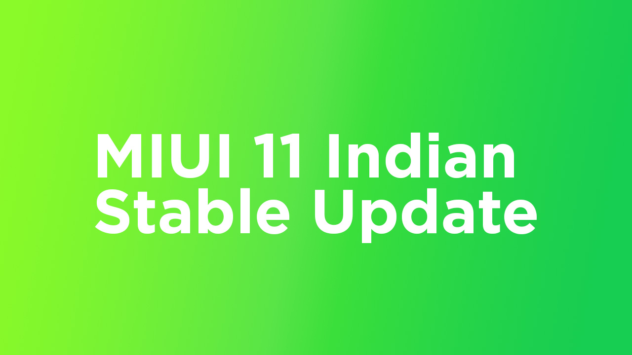 MIUI 11.0.5.0 India Stable ROM On Redmi 8A (V11.0.5.0.PCPINXM)