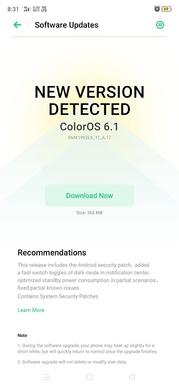 Realme X2 Gets December Security Patch- RMX1992EX_11.A.17 Update