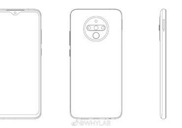 Xiaomi patents a new phone design, probably for Redmi Note 9