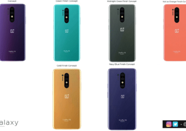 OnePlus 8 Pro unofficial renders in different color options