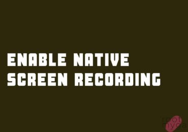 Re-Enable Android 11's Native Screen Recording in Android 10