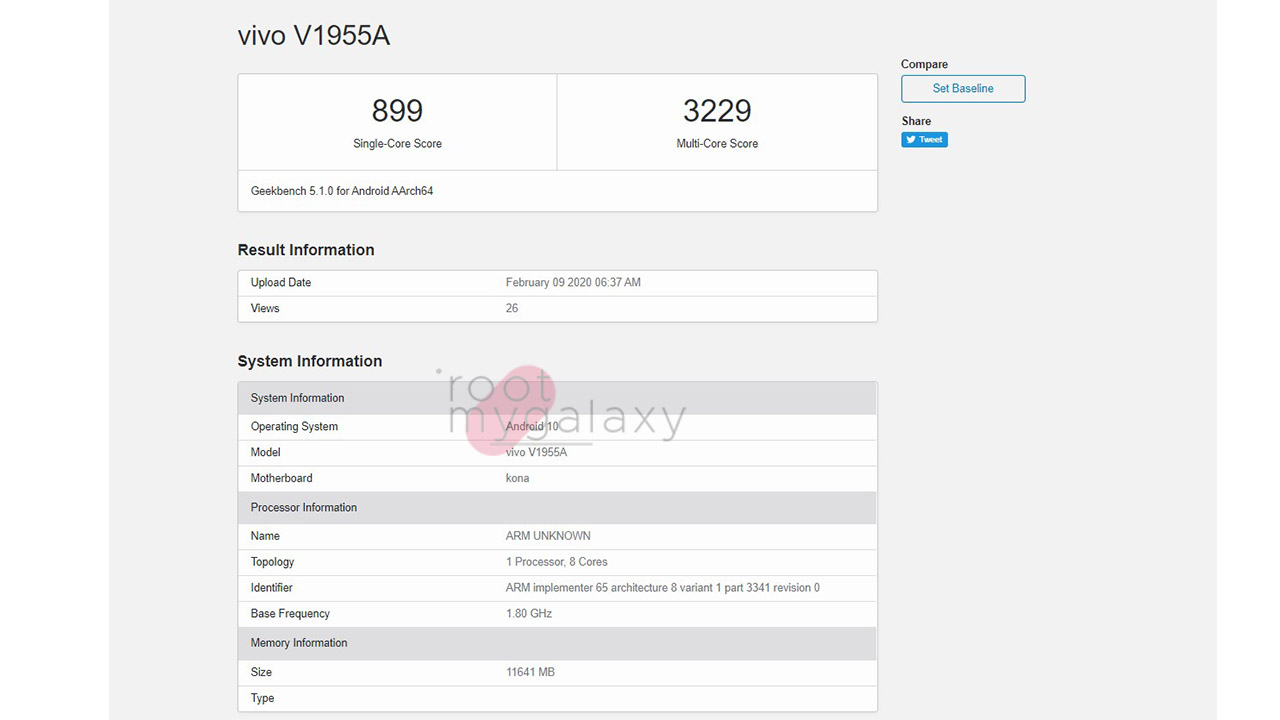 iQOO 3 Spotted on Geekbench again, this time with 12GB RAM