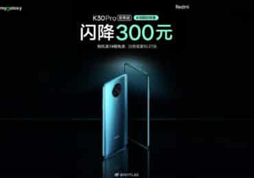 Redmi K30 PRO Zoom Editon gets 300 yuan Price Cut