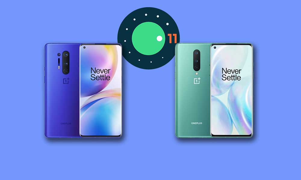 OnePlus 8 and 8 Pro gets Android 11 Developer Preview 3 update with OxygenOS 11 (Download Link)