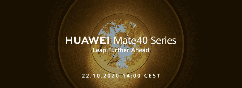 Huawei Mate40 series launch date poster