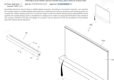 LG rollable laptop patent image(1)