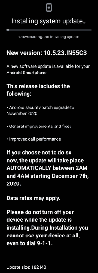 T Mobiles OnePlus 8 OxygenOS update