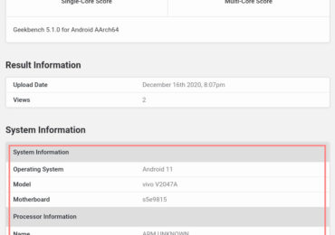 Vivo X60 visits Geekbench With 12GB RAM and Exynos 1080