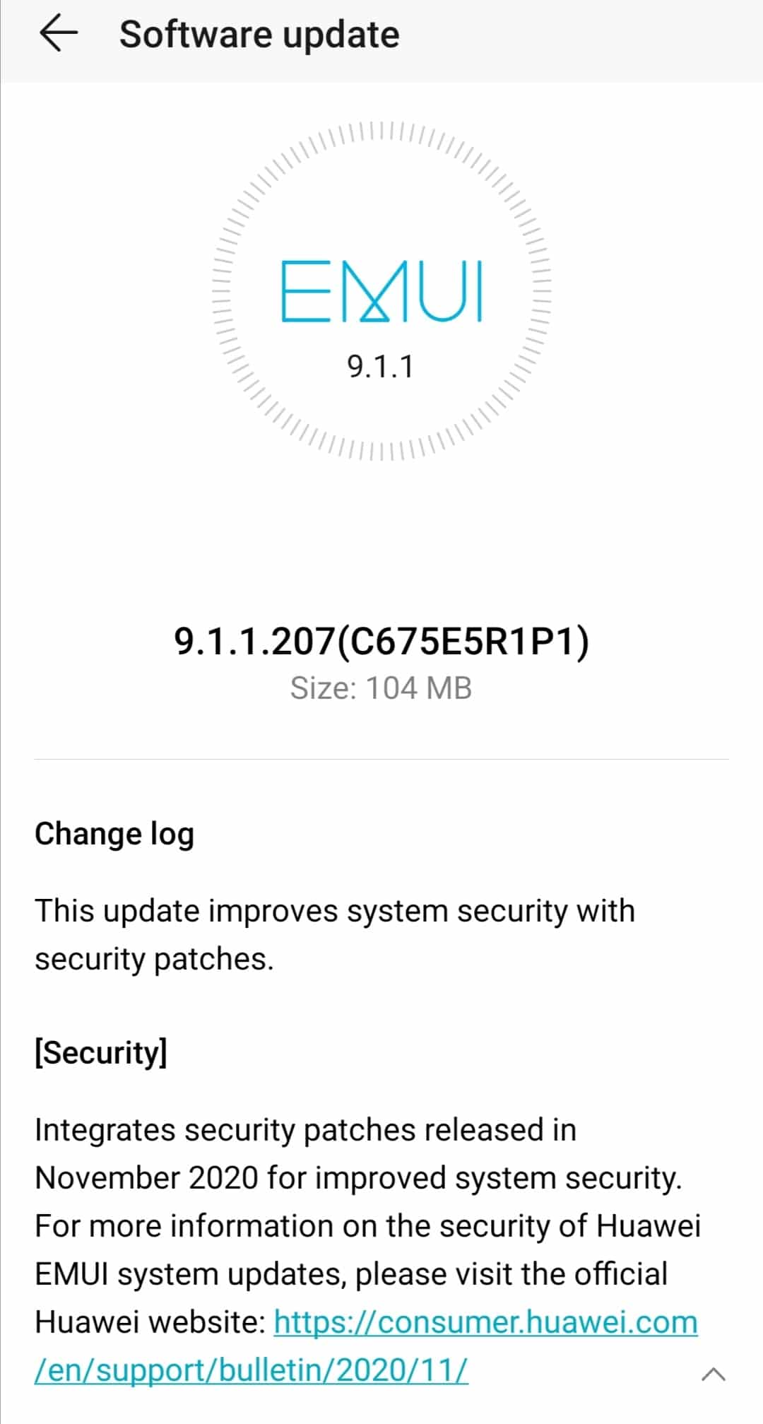 Honor 9X Pro -EMUI 9.1.1.207-update-november-security