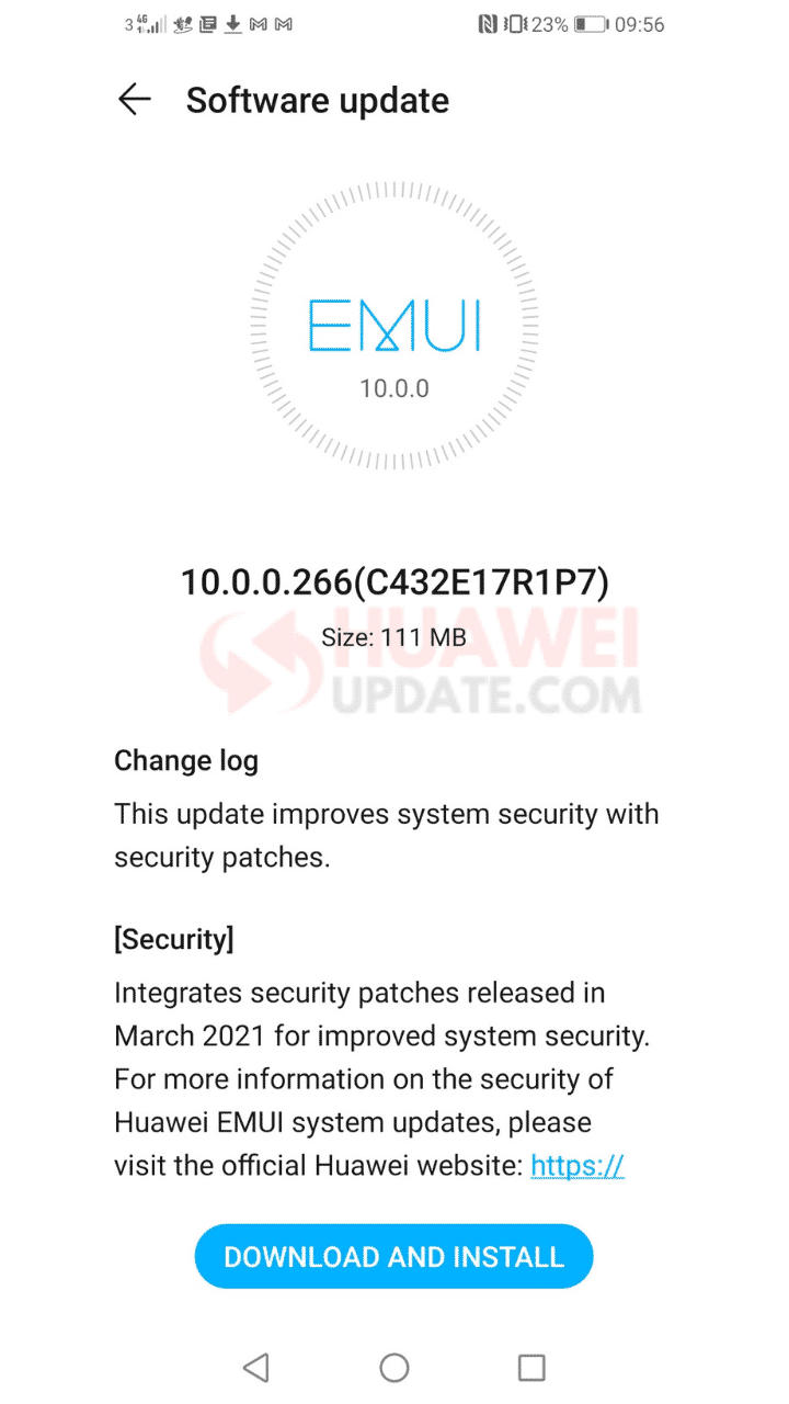 Honor 10 Lite EMUI 10.0.0.266 changelog