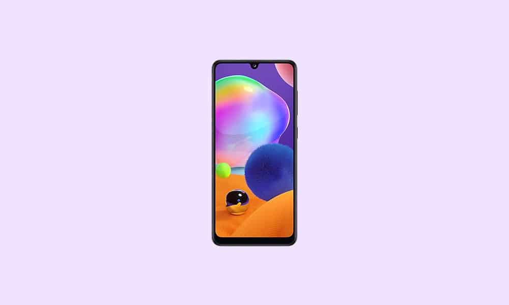 Samsung Galaxy A31 October 2021 security update