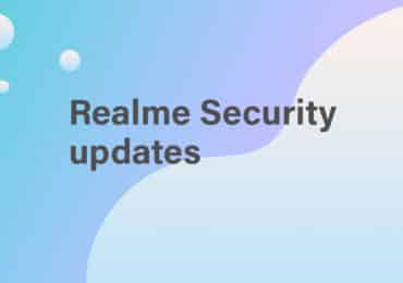 Realme security updates 2 1