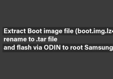 Extract Boot image file (boot.img.lz4), rename to .tar file and flash via ODIN to root Samsung