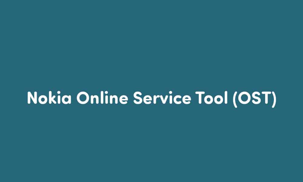 Nokia Online Service Tool (OST)