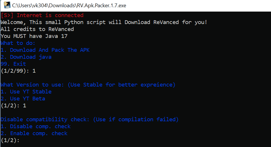 Build ReVanced Manager APK - Step3