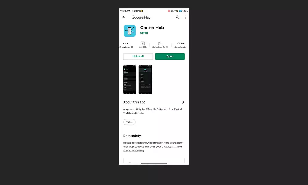 Carrier Hub app App on Play Store