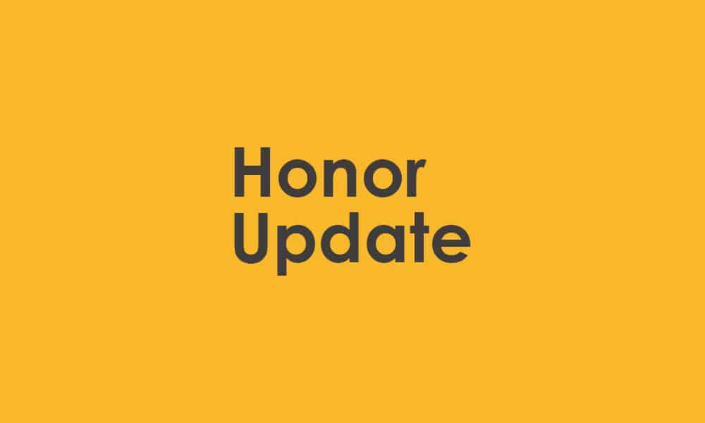 Honor V30 Pro May update